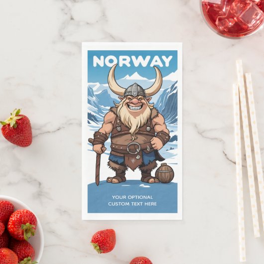 Serviette En Papier Troll norvégien (En situation)