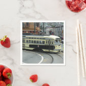 Serviette En Papier Trolley de San Francisco (En situation)