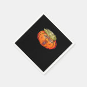 Serviette En Papier Trompette Ou Trahison Anti Halloween Citrouille Tr (Coin)