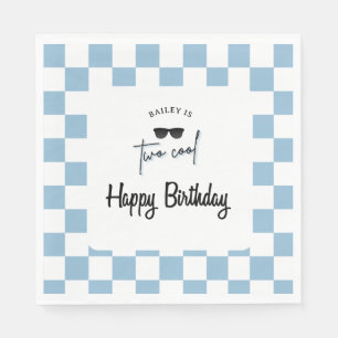 Serviette En Papier Trop cool 2e anniversaire