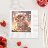 Serviette En Papier Trop mignon (En situation)