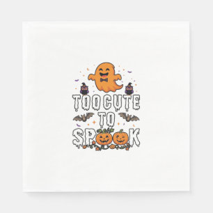Serviette En Papier Trop Mignon Spook Halloween Citrouilles Fantômes O