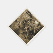 Serviette En Papier Trophée Deer (Coin)