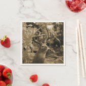 Serviette En Papier Trophée Deer (En situation)