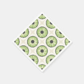 Serviette En Papier Tropic Slice vert feuille (Coin)