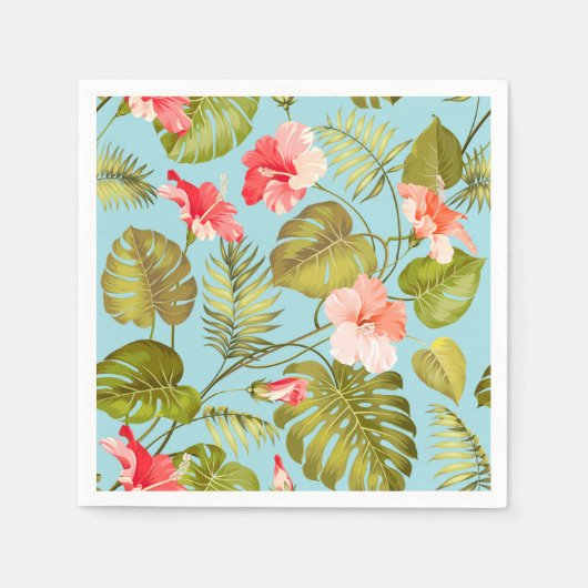 Serviette En Papier Tropical (Devant)
