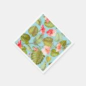 Serviette En Papier Tropical (Coin)