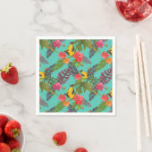 Serviette En Papier Tropical (En situation)