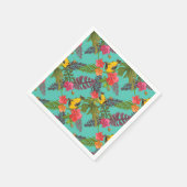 Serviette En Papier Tropical (Coin)