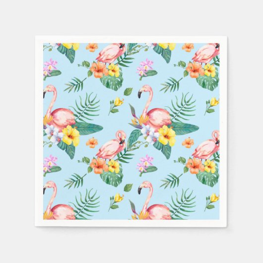 Serviette En Papier Tropical (Devant)
