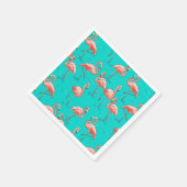 Serviette En Papier Tropical (Coin)