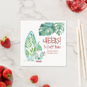 Serviette En Papier Tropical 40e anniversaire Noël en juillet Thème (En situation)