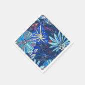 Serviette En Papier tropical Abstrait (Coin)