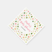 Serviette En Papier Tropical Jungle Floral Baby Shower (Coin)