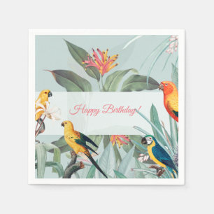 Serviette En Papier Tropical personnalisé