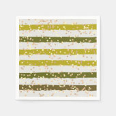 Serviette En Papier Tropical Stripes and Dots (Devant)