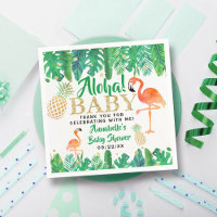 Tropical Summer Beach Luau Boys Baby shower
