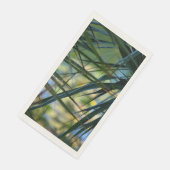 Serviette En Papier Tropical Tons Palm Fronds Papier Serviettes d'hôte (Coin)