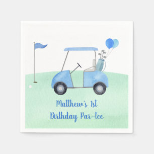 Serviette En Papier Trou En Un Golf Premier Anniversaire Par-tee
