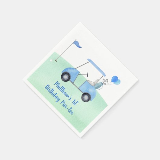 Serviette En Papier Trou En Un Golf Premier Anniversaire Par-tee (Coin)