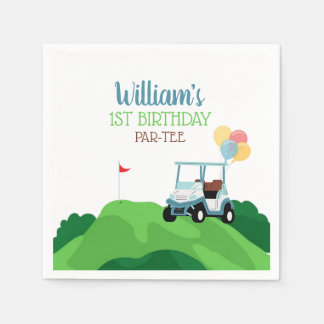 Serviette En Papier Trou en un Par-Tee 1ère fête d'anniversaire de gol