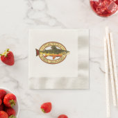 Serviette En Papier Trout fishing (En situation)