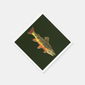 Serviette En Papier Trout fishing (Coin)