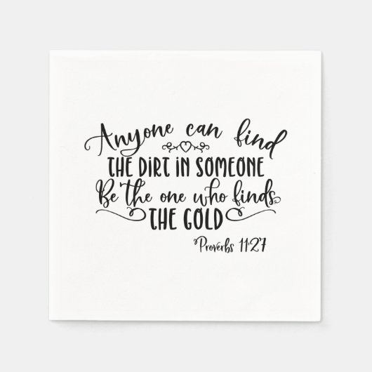 Serviette En Papier Trouvez Le Chemin Dans Quelqu'Un Christian Drôle (Devant)