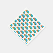 Serviette En Papier Truck and Garbage Can Party (Coin)