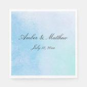 Serviette En Papier "True Love Blue" (Devant)