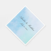 Serviette En Papier "True Love Blue" (Coin)