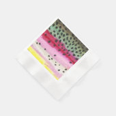 Serviette En Papier Truite arc-en-ciel (Coin)
