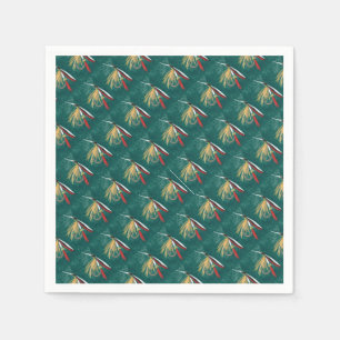 Serviette En Papier Truite "Fin" Mouche mouillée mouillée mouillée à m