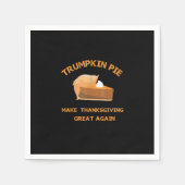Serviette En Papier Trumkin Pie Rendre Thankesgiving Grand à nouveau (Devant)