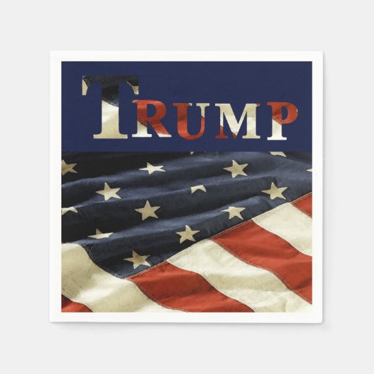 SERVIETTE EN PAPIER TRUMP (Devant)