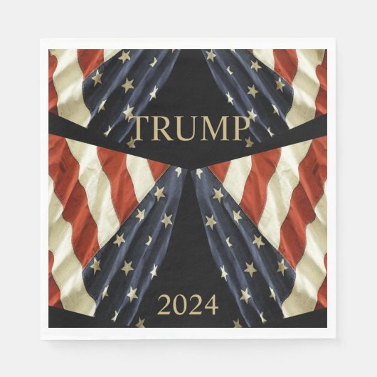SERVIETTE EN PAPIER TRUMP (Devant)