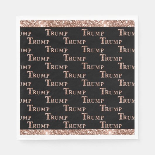 SERVIETTE EN PAPIER TRUMP (Devant)