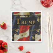 SERVIETTE EN PAPIER TRUMP (En situation)