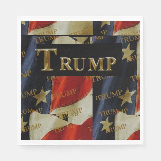SERVIETTE EN PAPIER TRUMP (Devant)