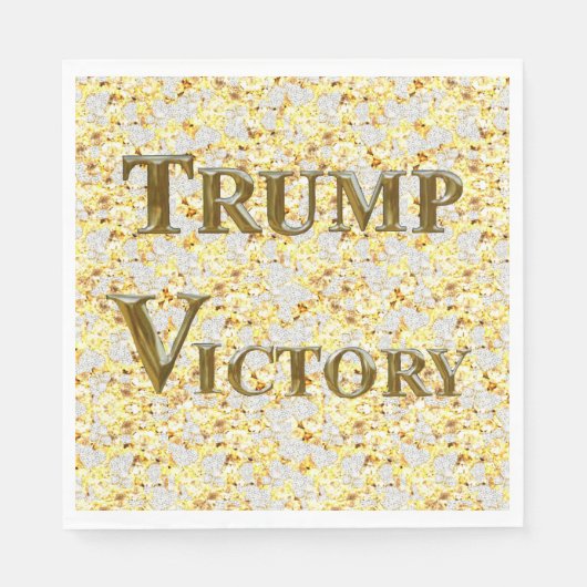 SERVIETTE EN PAPIER TRUMP (Devant)