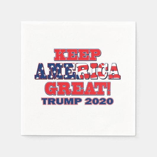 Serviette En Papier Trump 2020 (Devant)