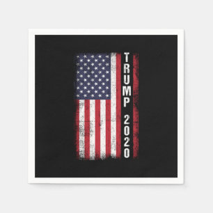 Serviette En Papier Trump 2020 États-Unis Drapeau Mon Président Cadeau
