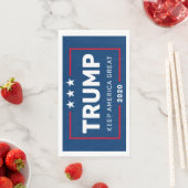 Serviette En Papier Trump 2020 Garder l'Amérique grande (En situation)