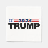 Serviette En Papier Trump 2024 (Devant)