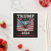 Serviette En Papier Trump 2024 (En situation)