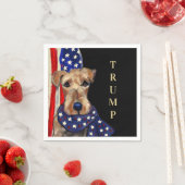 SERVIETTE EN PAPIER TRUMP 2024 (En situation)