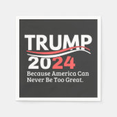 Serviette En Papier trump 2024 (Devant)