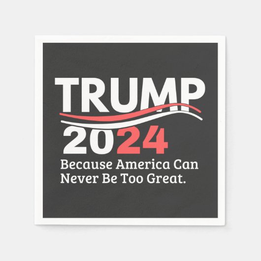 Serviette En Papier trump 2024 (Devant)