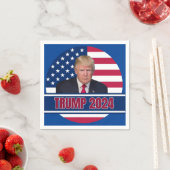 Serviette En Papier Trump 2024 (En situation)