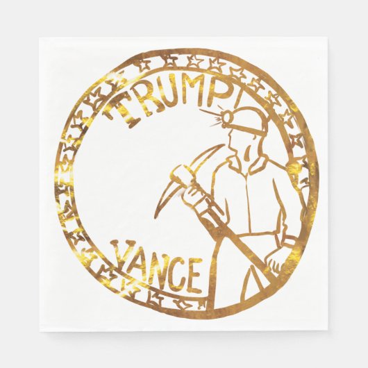 SERVIETTE EN PAPIER TRUMP 2024 (Devant)